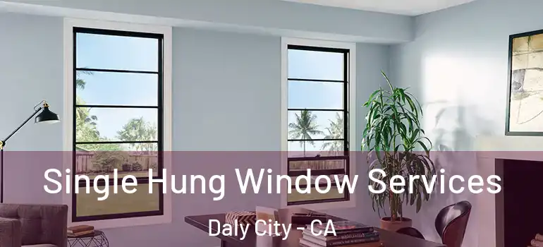  Single Hung Window Services Daly City - CA
