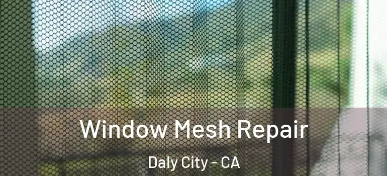  Window Mesh Repair Daly City - CA